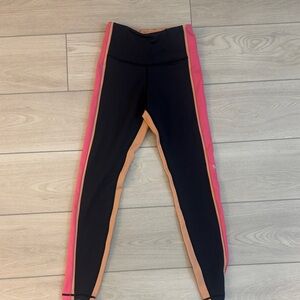 IVL Collective Black and Pink Athletic Leggings Size 4